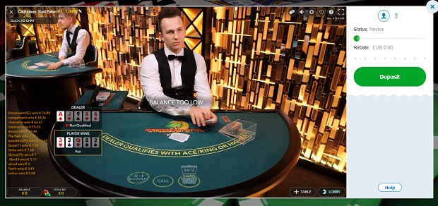 Casino-X to play with live dealers