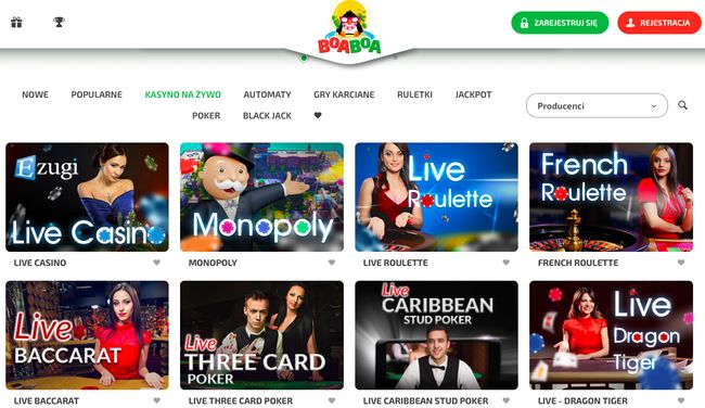 BoaBoa casino en tu estómago